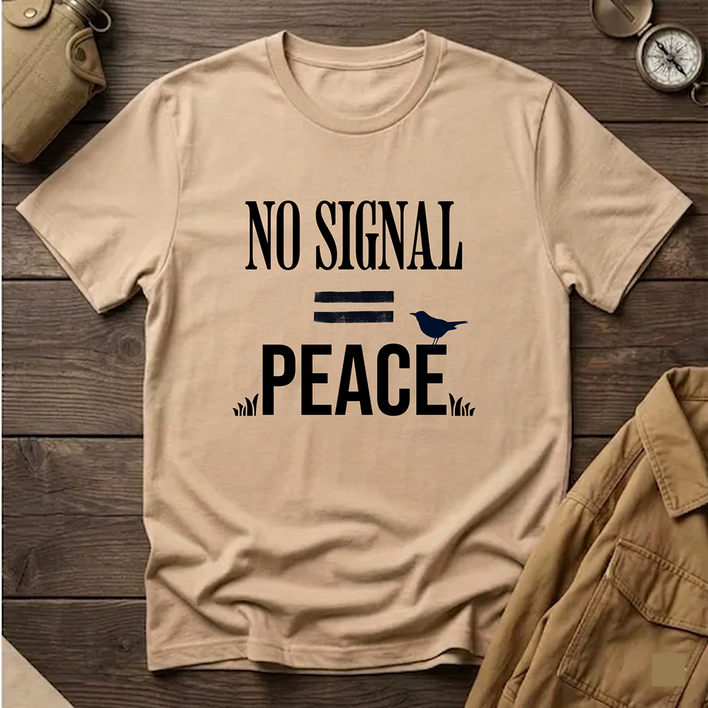 No Signal = Peace T-Shirt