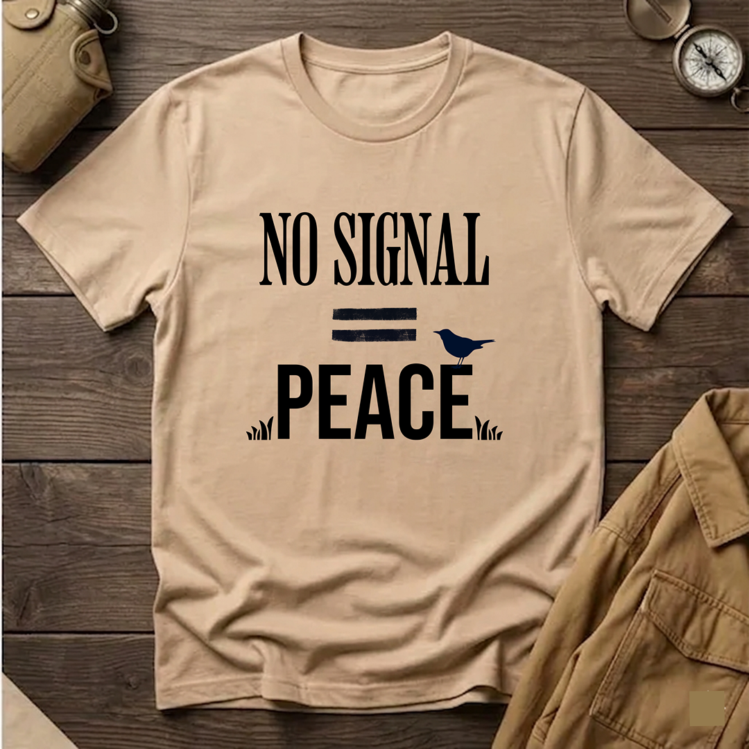 No Signal = Peace T-Shirt