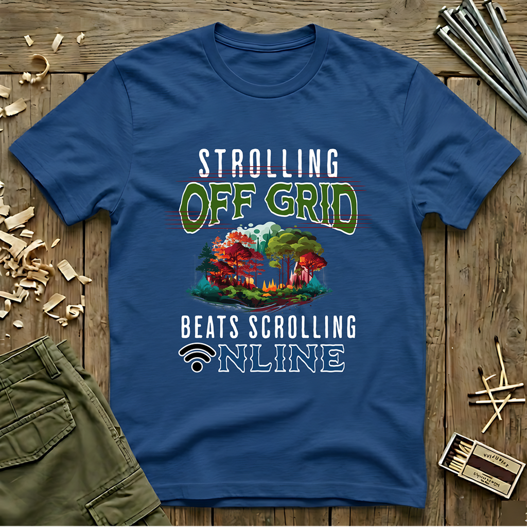 Strolling Off Grid  T-Shirt