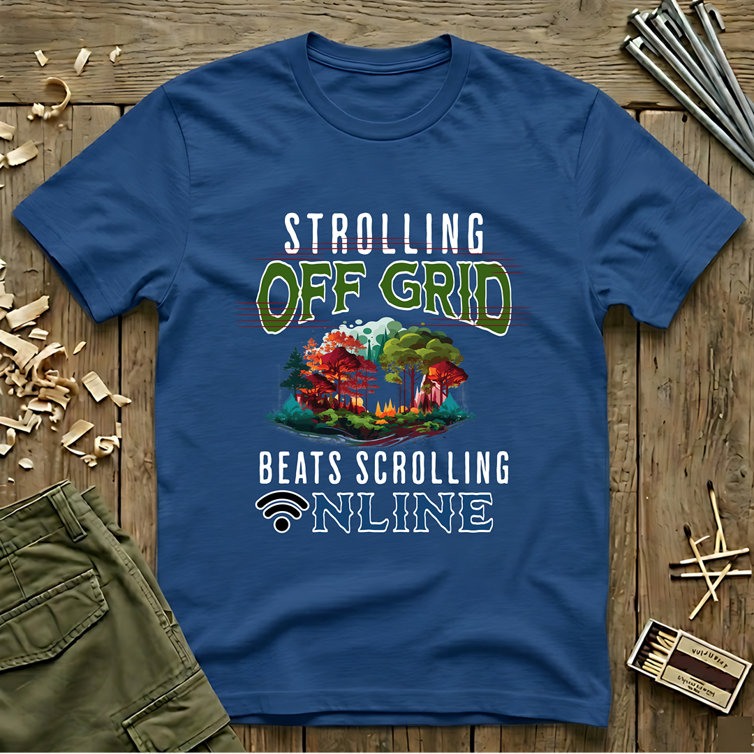 Strolling Off Grid  T-Shirt