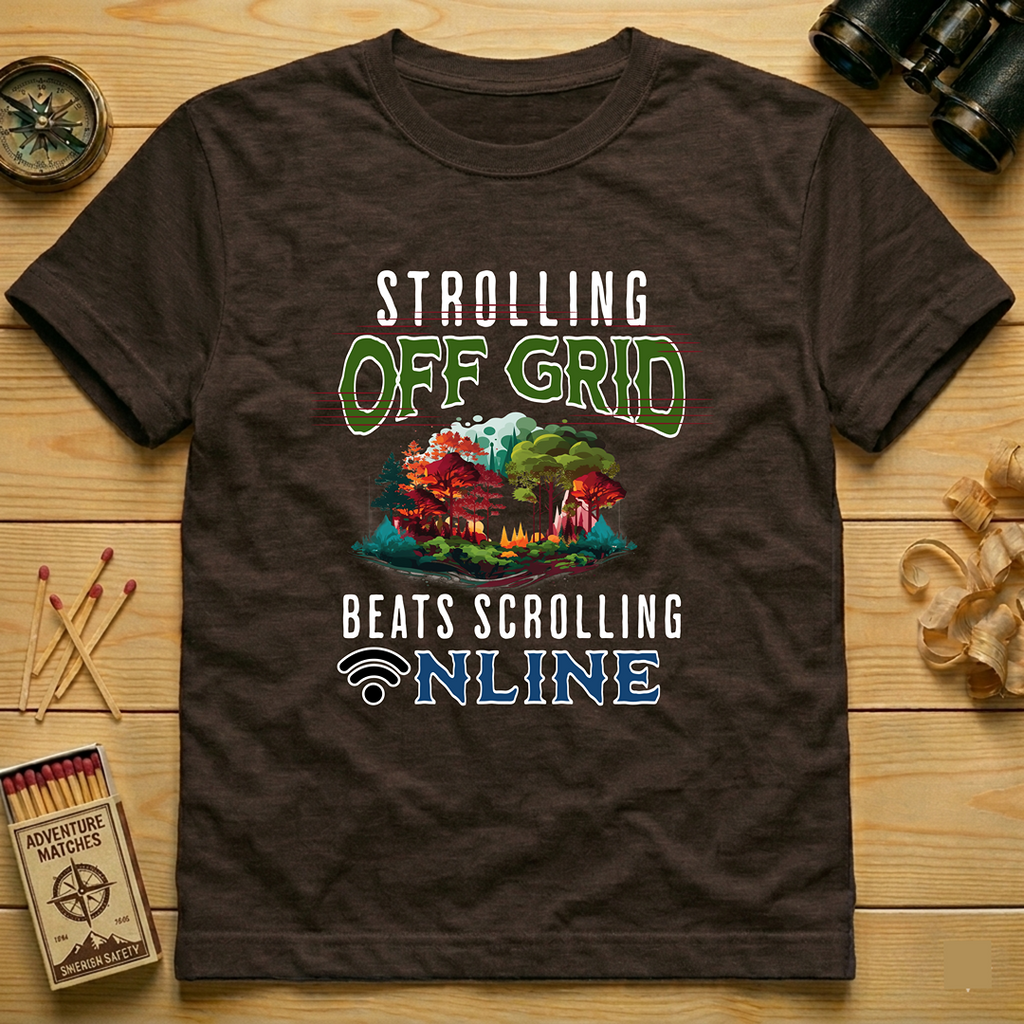 Strolling Off Grid  T-Shirt