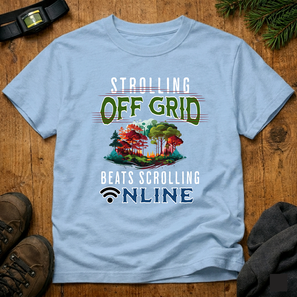 Strolling Off Grid  T-Shirt