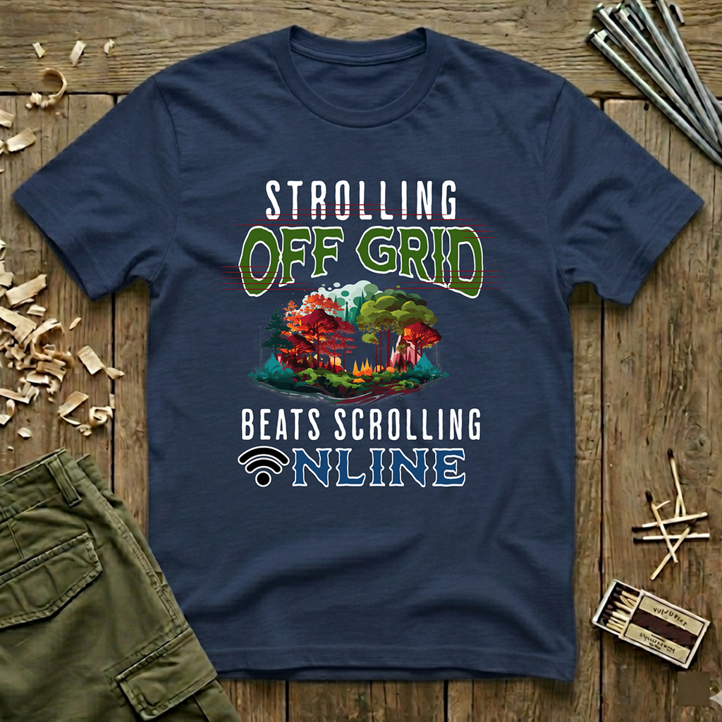 Strolling Off Grid  T-Shirt