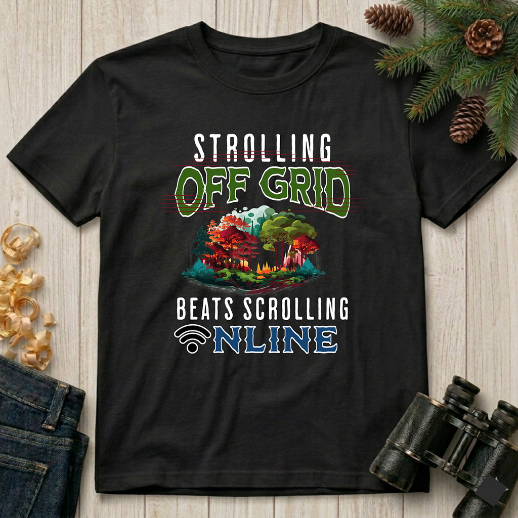 Strolling Off Grid  T-Shirt