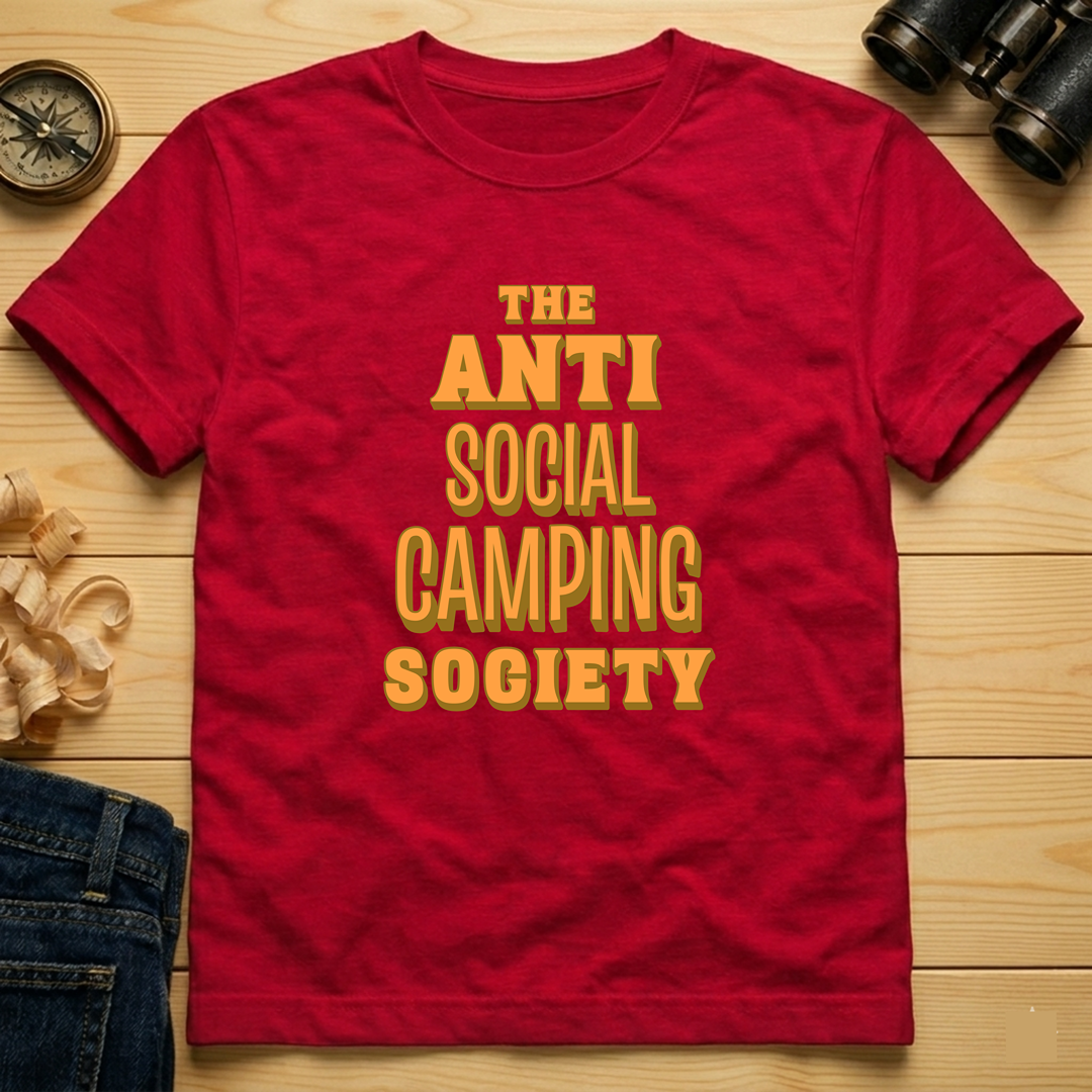 Anti Social Camping Society T‑Shirt