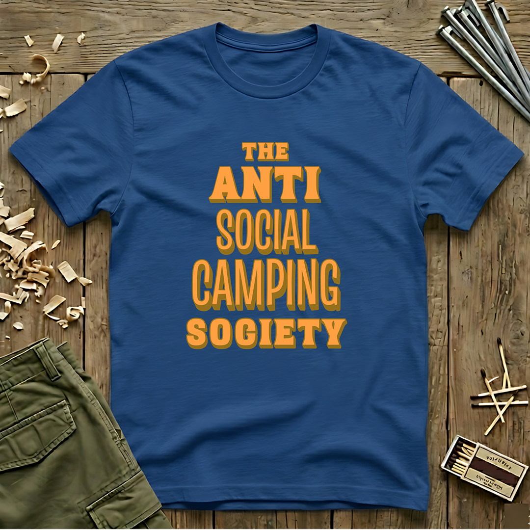 Anti Social Camping Society T‑Shirt