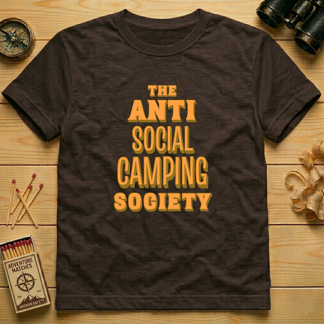 Anti Social Camping Society T‑Shirt
