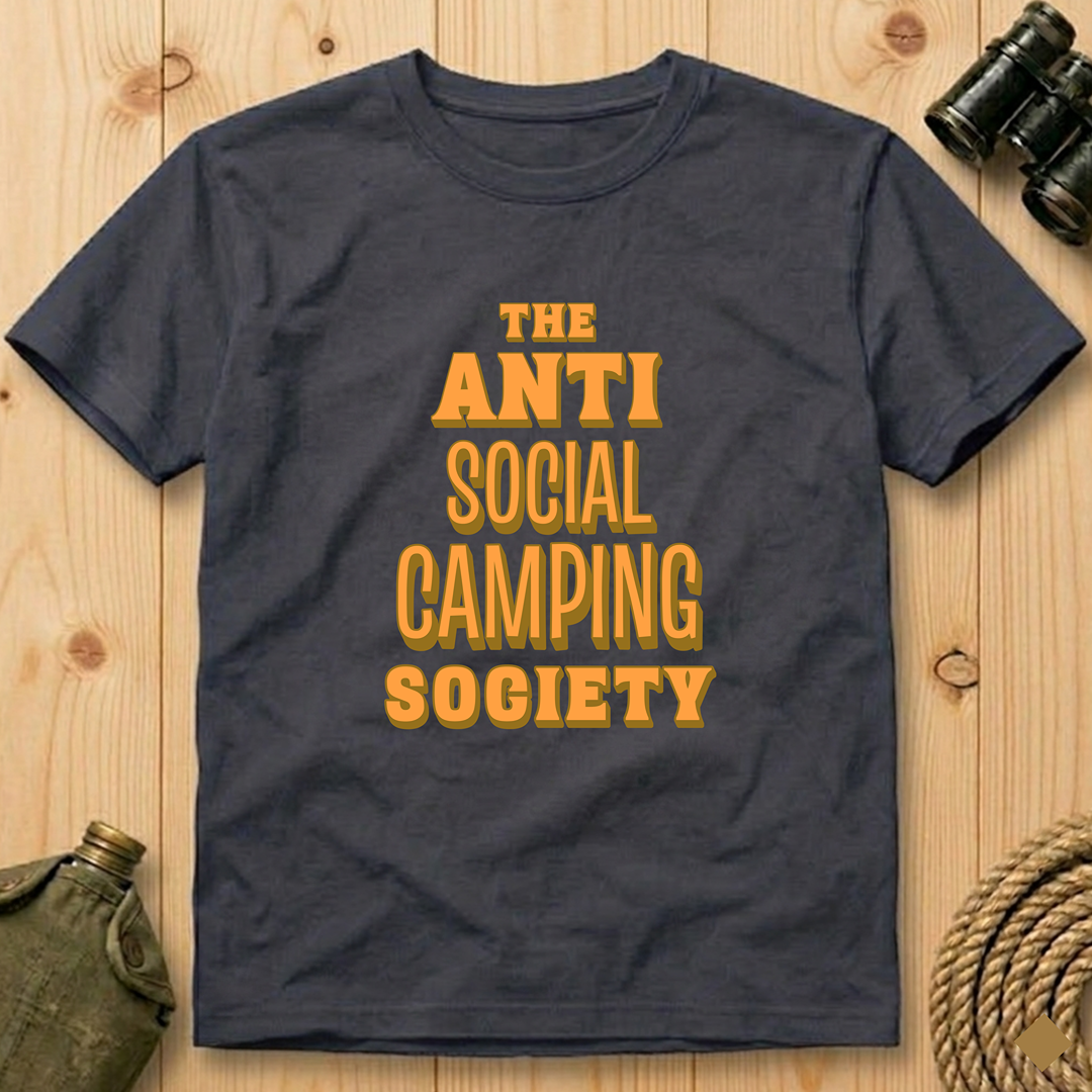 Anti Social Camping Society T‑Shirt