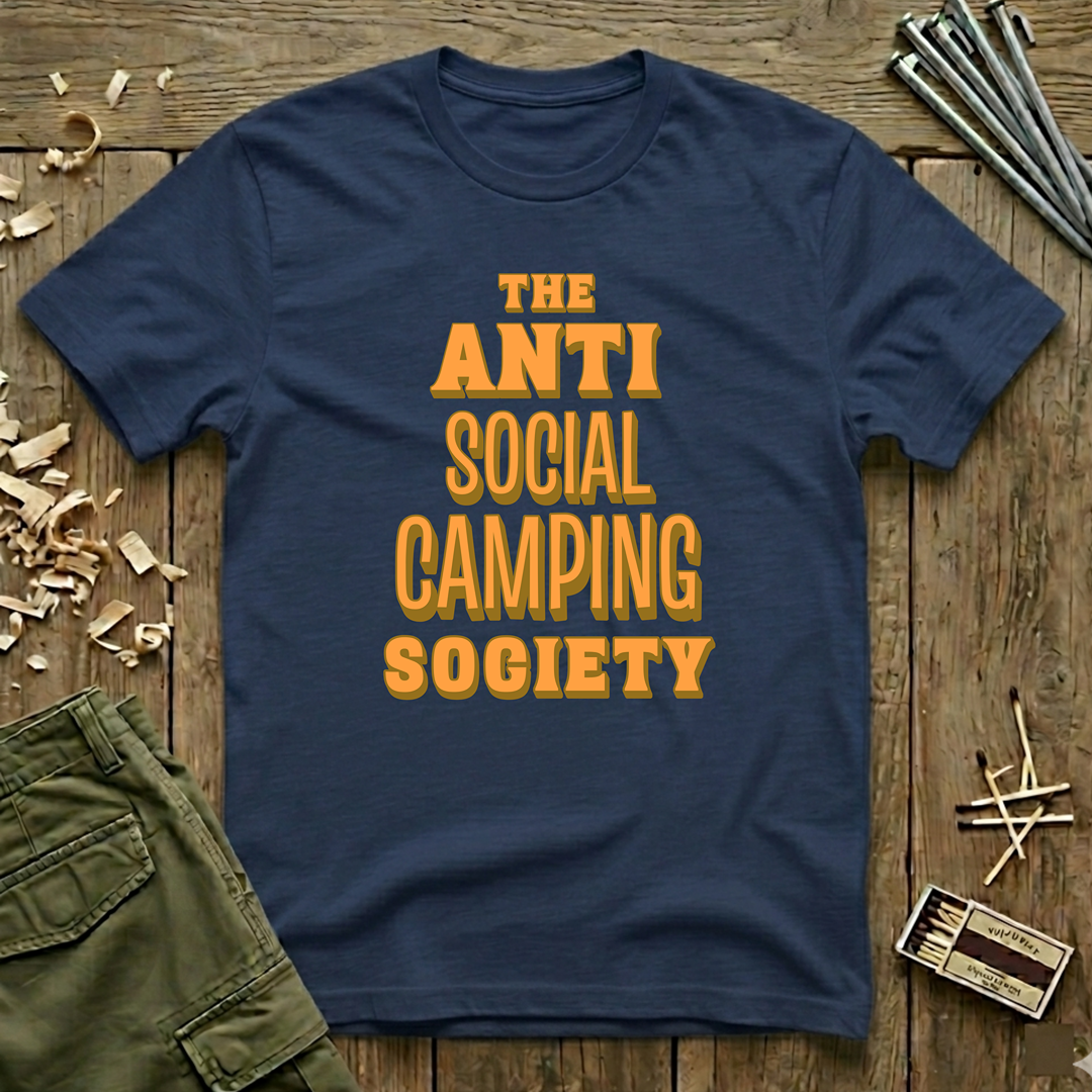 Anti Social Camping Society T‑Shirt