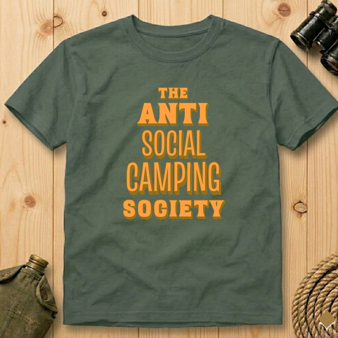 Anti Social Camping Society T‑Shirt