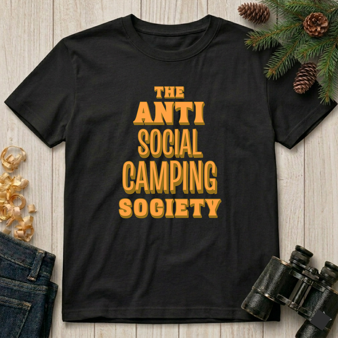 Anti Social Camping Society T‑Shirt