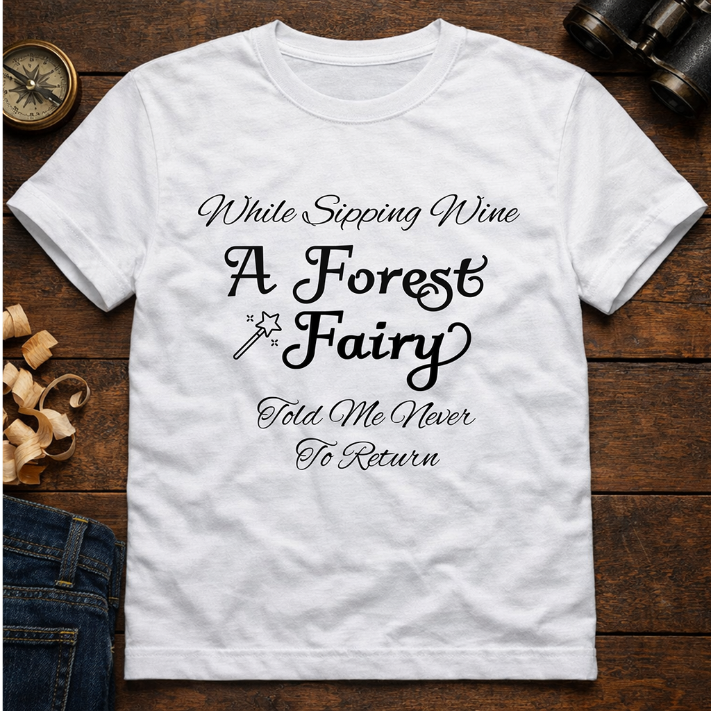 While Sipping Wine  T-Shirt