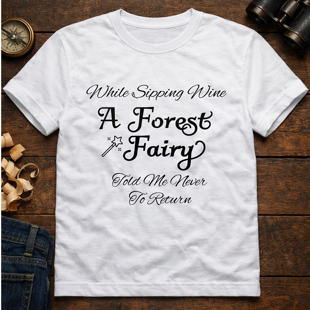 While Sipping Wine  T-Shirt