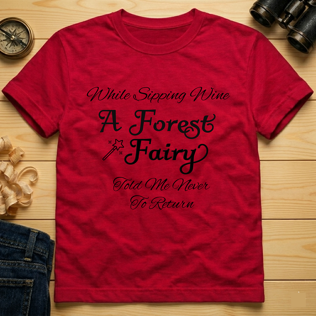 While Sipping Wine  T-Shirt