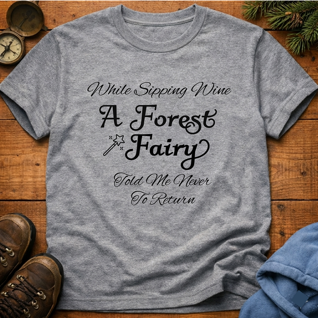 While Sipping Wine  T-Shirt
