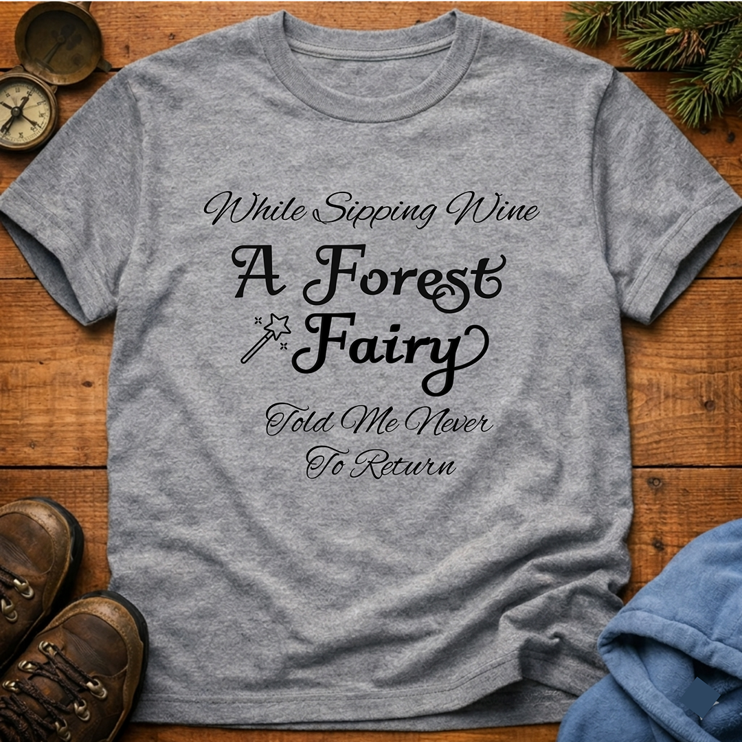 While Sipping Wine  T-Shirt