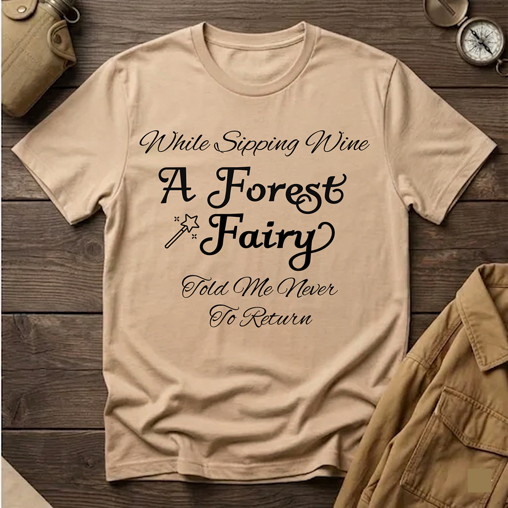 While Sipping Wine  T-Shirt