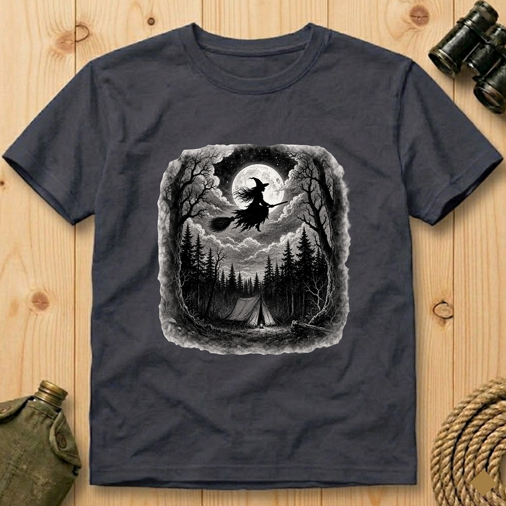 Witch Silhouette  T Shirt