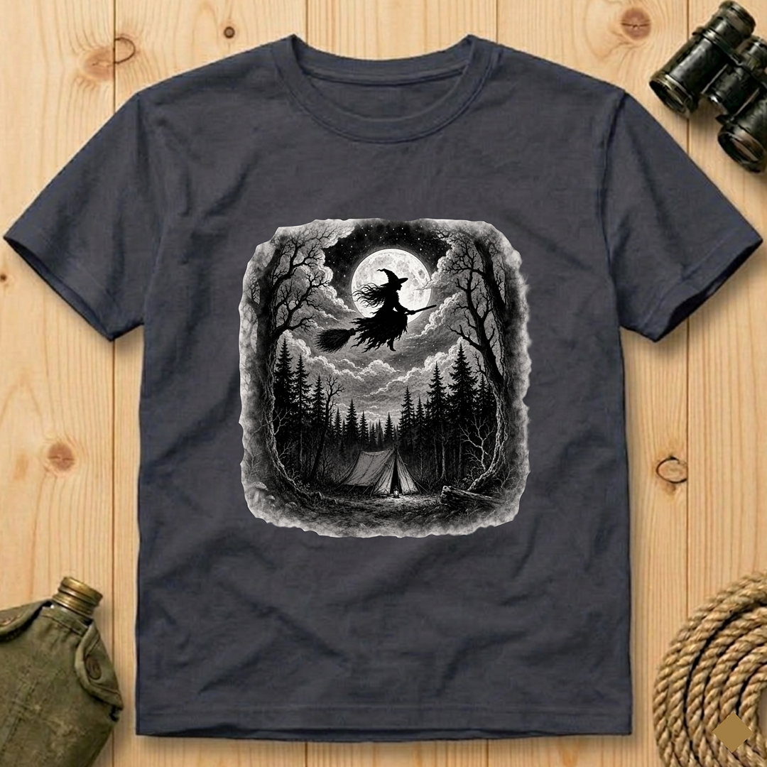 Witch Silhouette  T Shirt