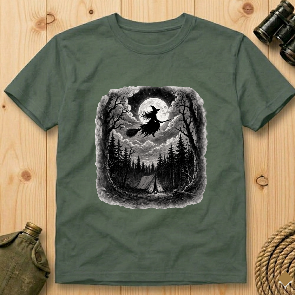 Witch Silhouette  T Shirt